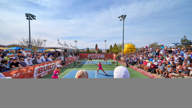 Professional pickleball courts